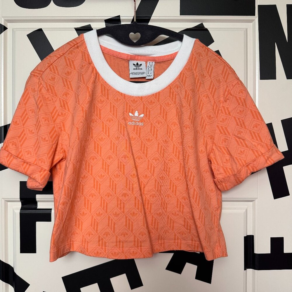 Adidas Originals Geometric Crop top - Picture 2 of 11